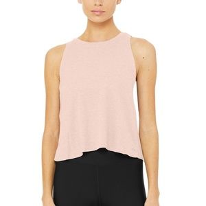 Alo Yoga thermal flow muscle tank top nectar, sz small